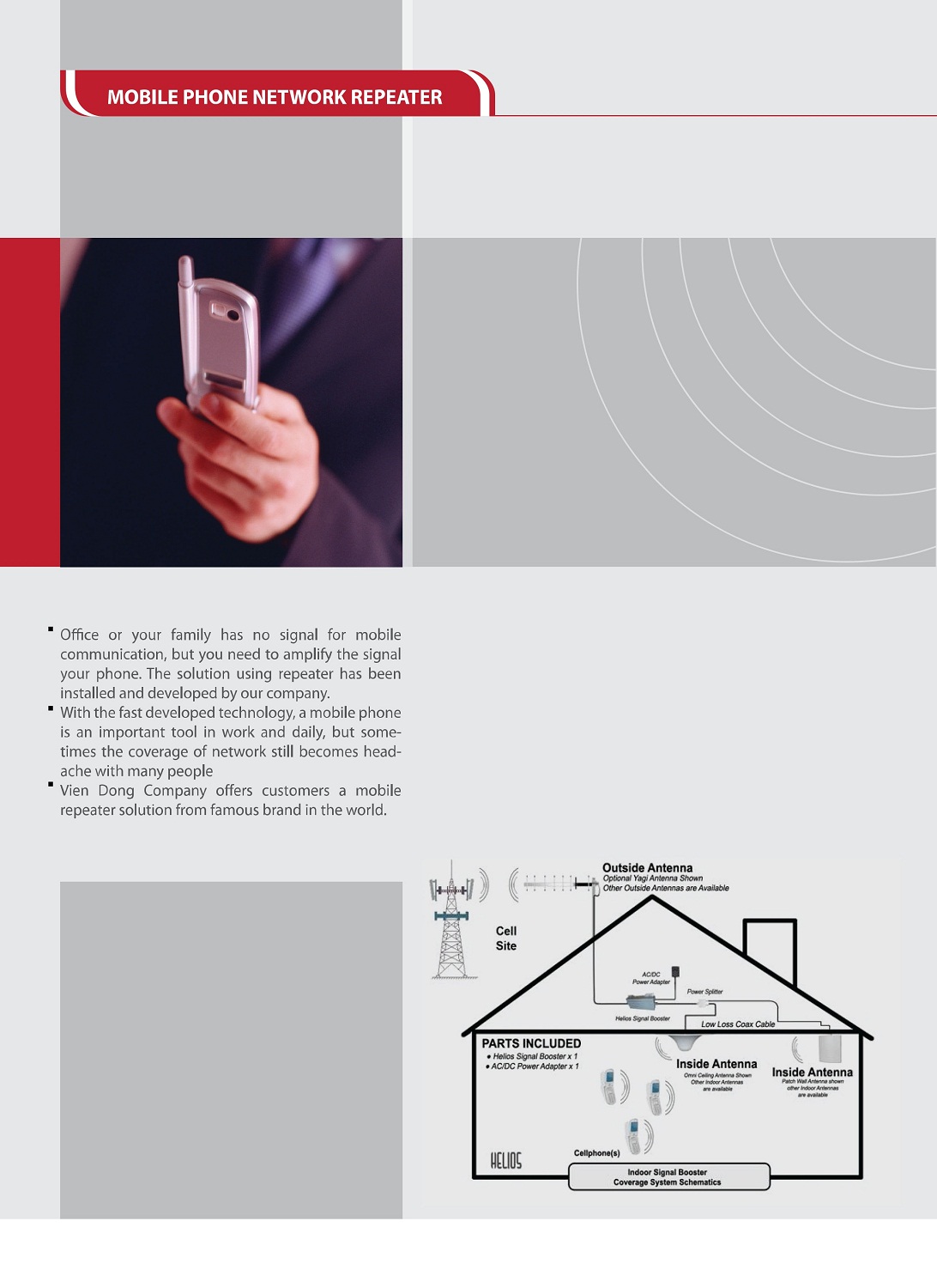 MOBILEPHONE NETWORK REPEATER