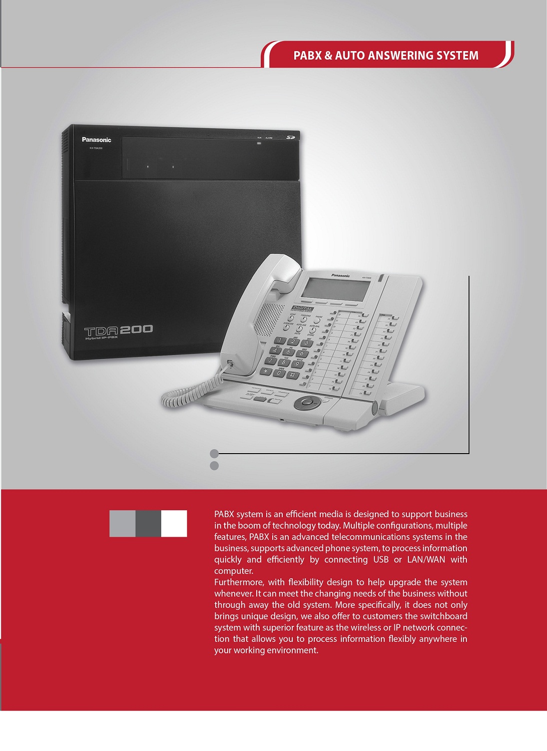 PABX - AUTO ANSWERING SYSTEM