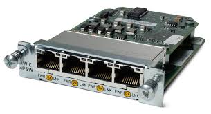 CISCO HWIC-4ESW - Four port 10/100 Ethernet switch interface card