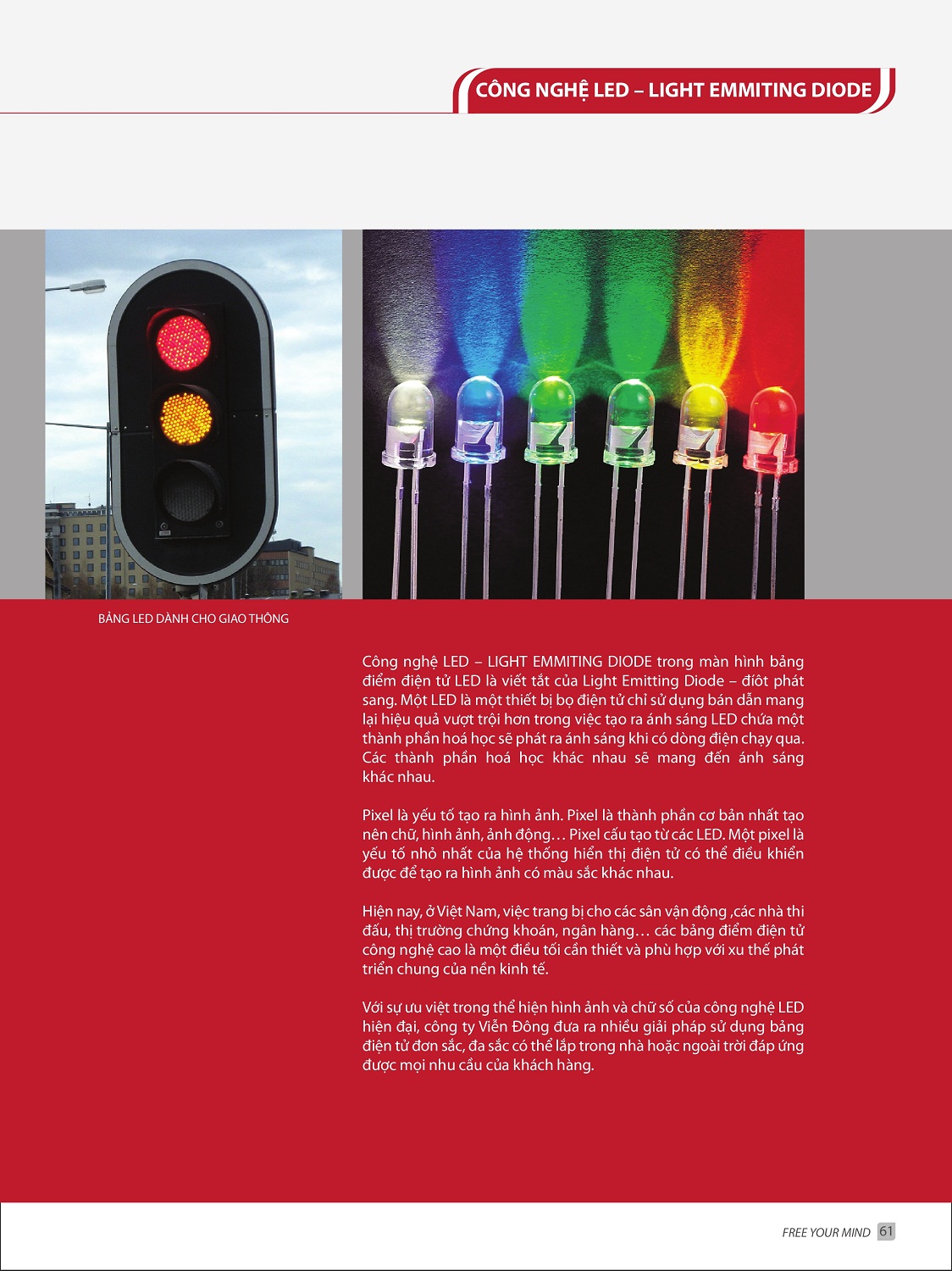 GIẢI PHÁP CÔNG NGHỆ LED-LIGHT EMMITING DIODE