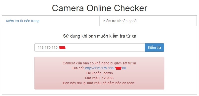 BKAV PHÁT HÀNH CÔNG CỤ KIỂM TRA CAMERA AN NINH MIỄN PHÍ